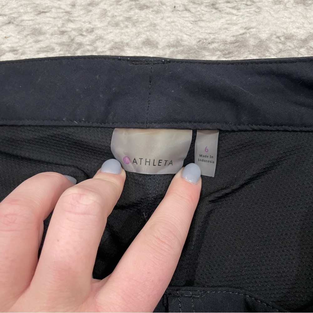 Athleta Black Dipper Cargo Skort with Mesh Short - Picture 8 of 12